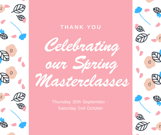 Springing into Term 4 with our holiday masterclasses